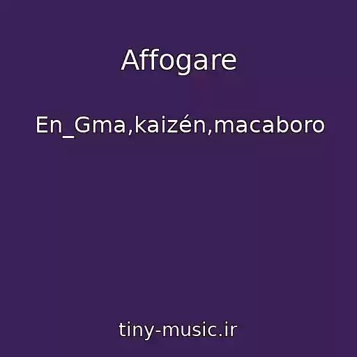 کاور آهنگ Affogare از En_Gma,kaizén,macaboro
