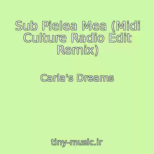 کاور آهنگ Sub Pielea Mea (Midi Culture Radio Edit Remix) از Carla's Dreams
