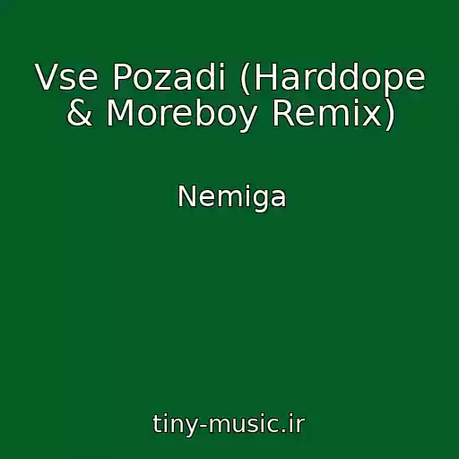کاور آهنگ Vse Pozadi (Harddope & Moreboy Remix) از Nemiga