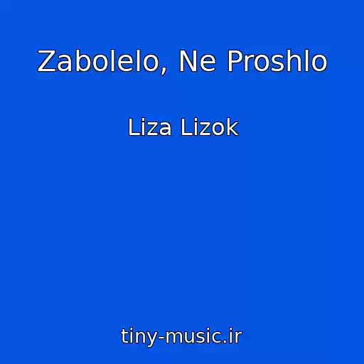 کاور آهنگ Zabolelo, Ne Proshlo از Liza Lizok