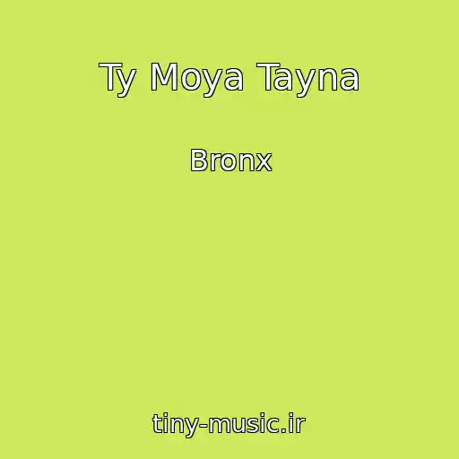 کاور آهنگ Ty Moya Tayna از Bronx
