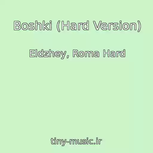 کاور آهنگ Boshki (Hard Version) از Eldzhey, Roma Hard