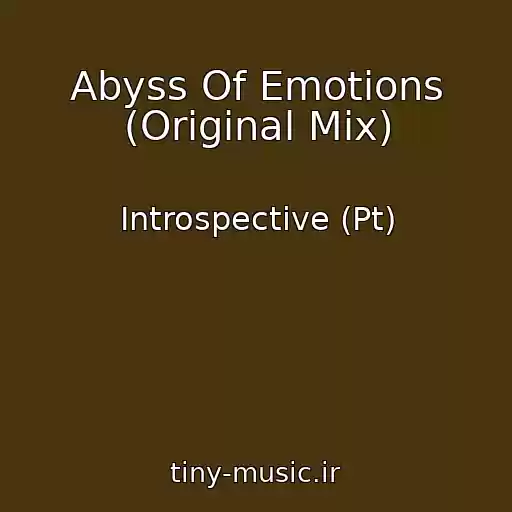 کاور آهنگ Abyss Of Emotions (Original Mix) از Introspective (Pt)