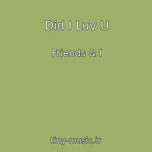 کاور آهنگ Did I Luv U از Friends & I