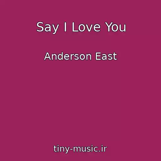 کاور آهنگ Say I Love You از Anderson East