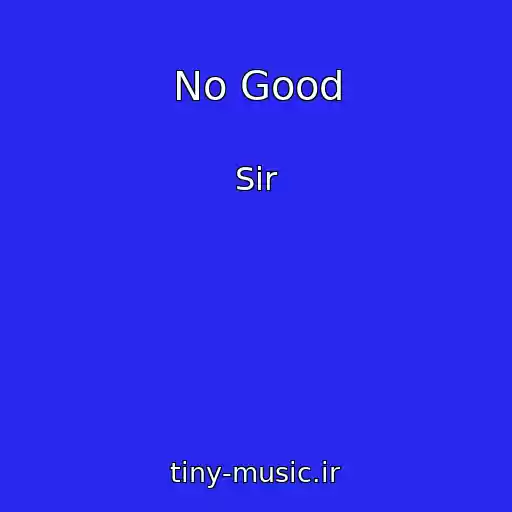 کاور آهنگ No Good از Sir