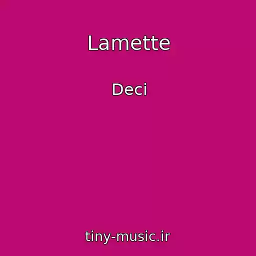 کاور آهنگ Lamette از Deci