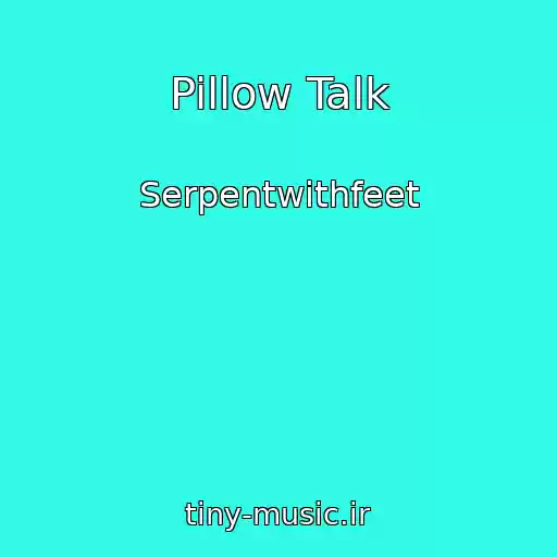 کاور آهنگ Pillow Talk از Serpentwithfeet