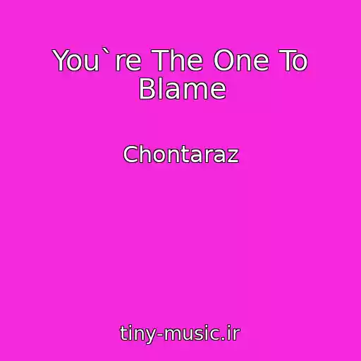 کاور آهنگ You`re The One To Blame از Chontaraz
