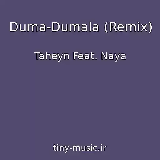 کاور آهنگ Duma-Dumala (Remix) از Taheyn Feat. Naya