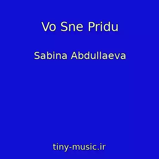 کاور آهنگ Vo Sne Pridu از Sabina Abdullaeva