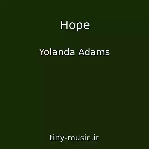 کاور آهنگ Hope از Yolanda Adams