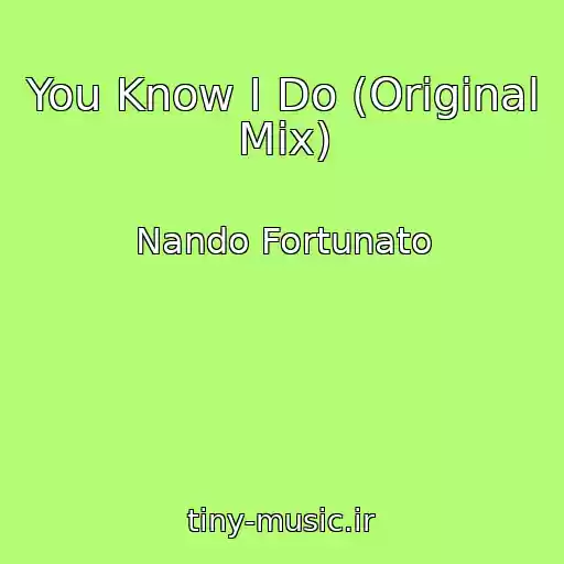 کاور آهنگ You Know I Do (Original Mix) از Nando Fortunato