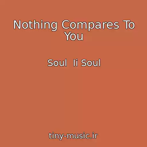 کاور آهنگ Nothing Compares To You از Soul  Ii Soul