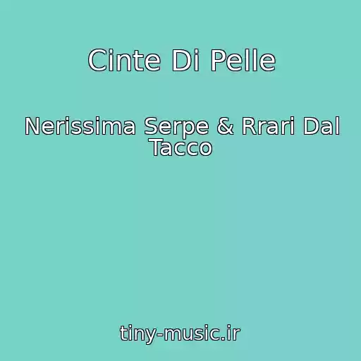 کاور آهنگ Cinte Di Pelle از Nerissima Serpe & Rrari Dal Tacco