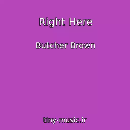 کاور آهنگ Right Here از Butcher Brown