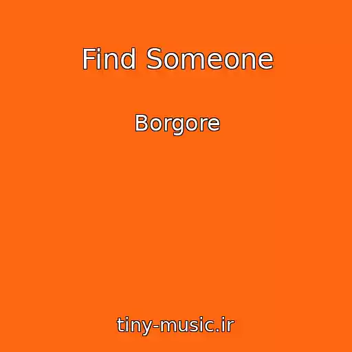 کاور آهنگ Find Someone از Borgore