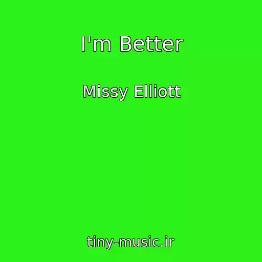 کاور آهنگ I'm Better از Missy Elliott