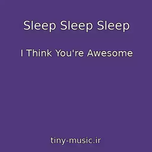 کاور آهنگ Sleep Sleep Sleep از I Think You're Awesome