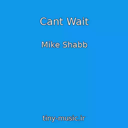 کاور آهنگ Cant Wait از Mike Shabb