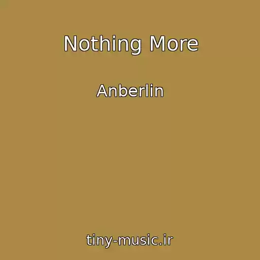 کاور آهنگ Nothing More از Anberlin