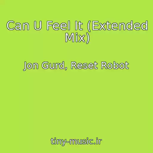 کاور آهنگ Can U Feel It (Extended Mix) از Jon Gurd, Reset Robot