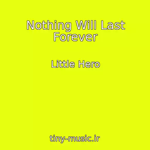 کاور آهنگ Nothing Will Last Forever از Little Hero