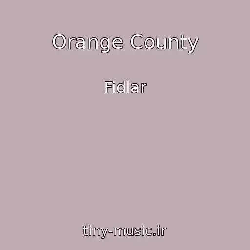 کاور آهنگ Orange County از Fidlar