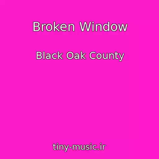 کاور آهنگ Broken Window از Black Oak County