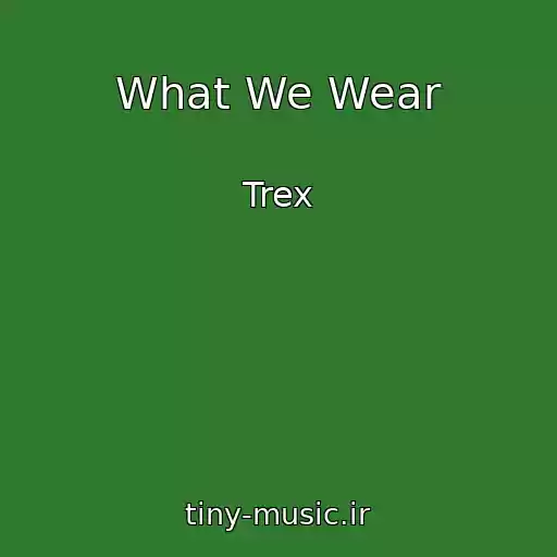 کاور آهنگ What We Wear از Trex