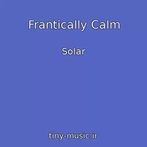 کاور آهنگ Frantically Calm از Solar