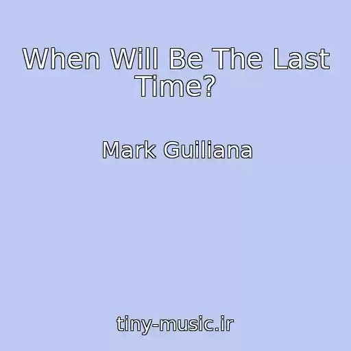 کاور آهنگ When Will Be The Last Time? از Mark Guiliana