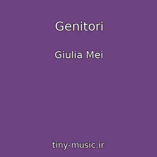 کاور آهنگ Genitori از Giulia Mei