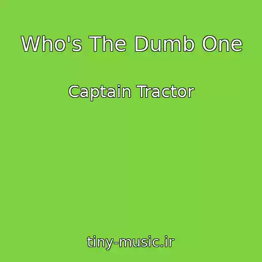 کاور آهنگ Who's The Dumb One از Captain Tractor