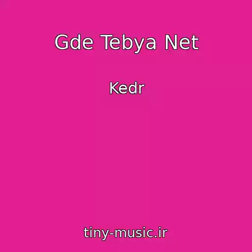 کاور آهنگ Gde Tebya Net از Kedr