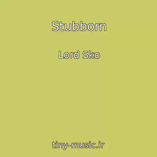 کاور آهنگ Stubborn از Lord Sko