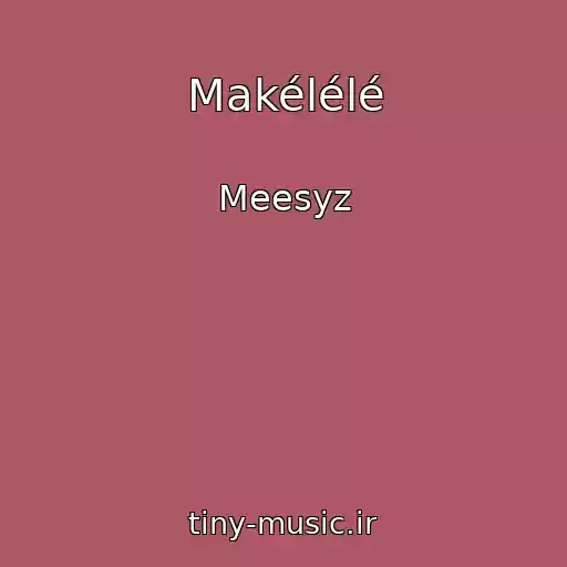 کاور آهنگ Makélélé از Meesyz