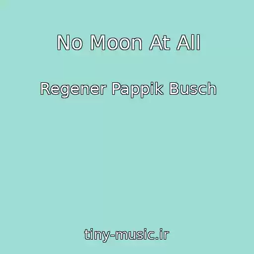 کاور آهنگ No Moon At All از Regener Pappik Busch