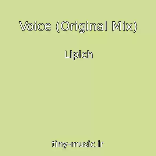کاور آهنگ Voice (Original Mix) از Lipich