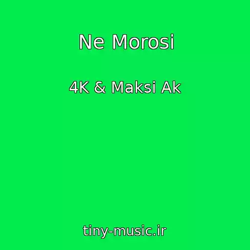 کاور آهنگ Ne Morosi از 4K & Maksi Ak