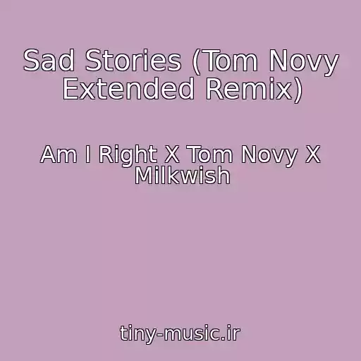 کاور آهنگ Sad Stories (Tom Novy Extended Remix) از Am I Right X Tom Novy X Milkwish