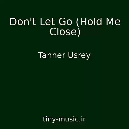 کاور آهنگ Don't Let Go (Hold Me Close) از Tanner Usrey