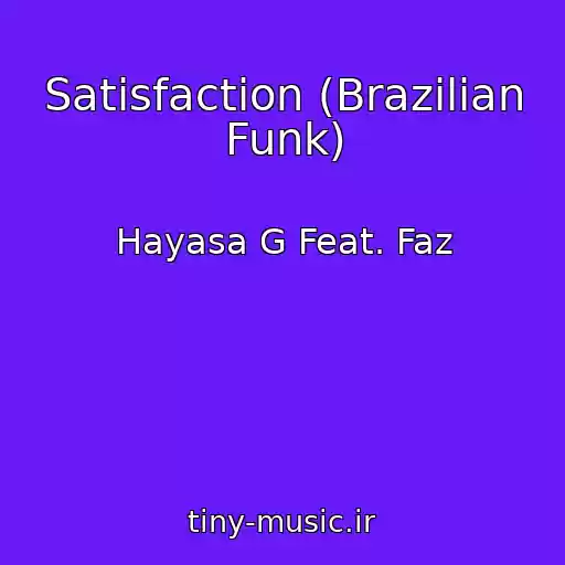 کاور آهنگ Satisfaction (Brazilian Funk) از Hayasa G Feat. Faz