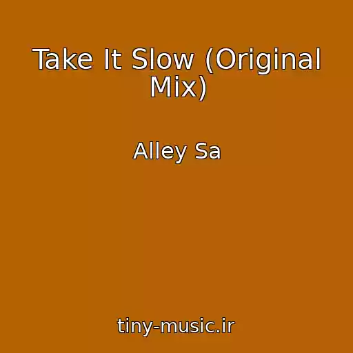 کاور آهنگ Take It Slow (Original Mix) از Alley Sa