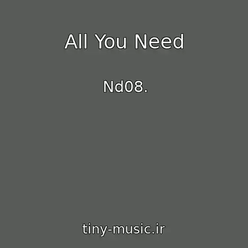کاور آهنگ All You Need از Nd08.