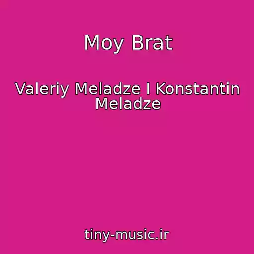 کاور آهنگ Moy Brat از Valeriy Meladze I Konstantin Meladze