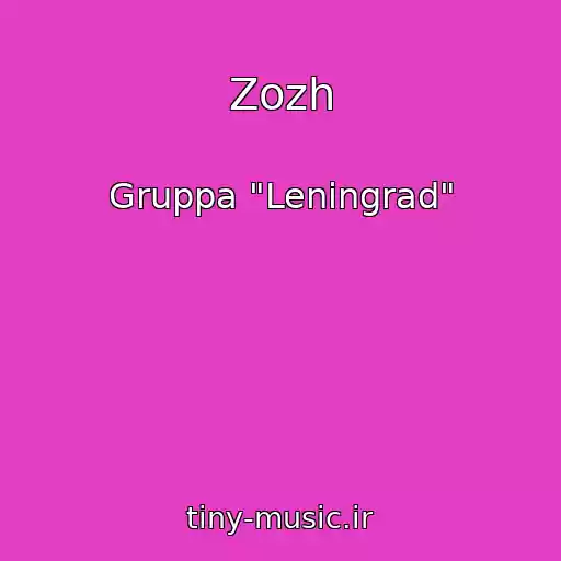 کاور آهنگ Zozh از Gruppa "Leningrad"