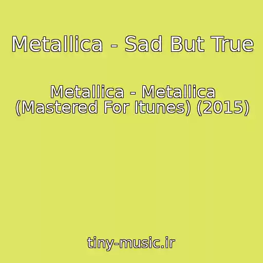 کاور آهنگ Metallica - Sad But True از Metallica - Metallica (Mastered For Itunes) (2015)