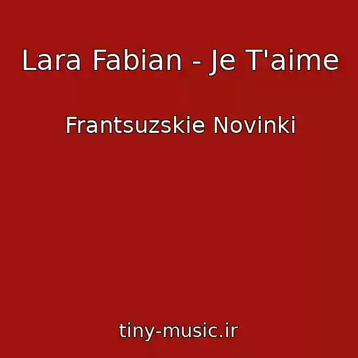 کاور آهنگ Lara Fabian - Je T'aime از Frantsuzskie Novinki