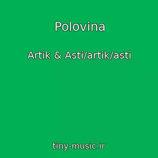 کاور آهنگ Polovina از Artik & Asti/artik/asti